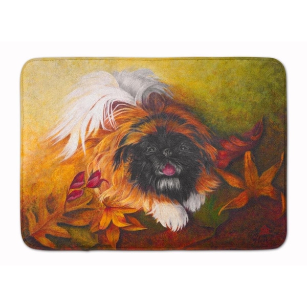 Carolines Treasures Pekingese Boogie Machine Washable Memory Foam Mat MH1046RUG - main